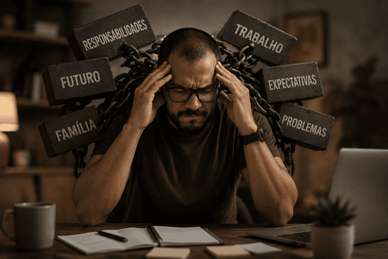 O Peso de Tentar Controlar Tudo: por que nunca conseguimos descansar